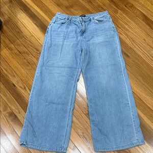 Express Light Blue Flare Jeans